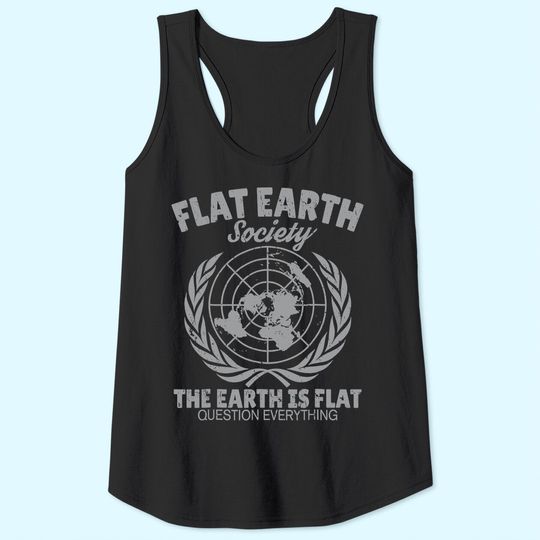 Flat Earth Society Tank Top