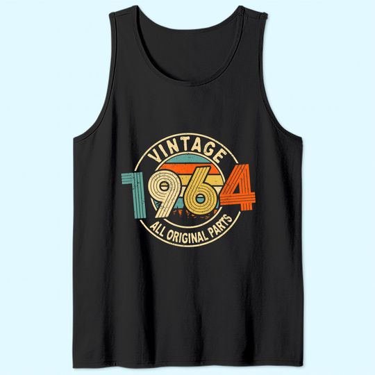 Vintage 1964 - 57 years old Gift - 57th Birthday Tank Top