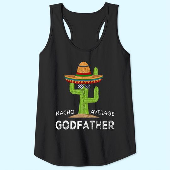 Fun Godparent Humor Gifts | Funny Meme Saying Godfather Tank Top