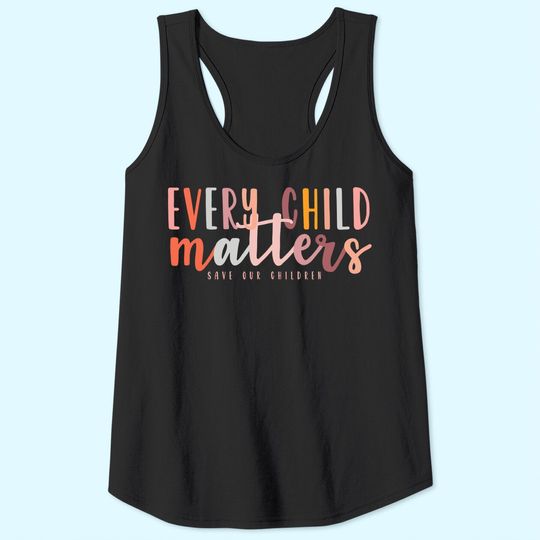 Every Child Matters Men's Tank Top Save Our Children