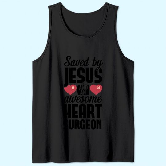 Open Heart Surgery Survivor Jesus Bypass Recovery Gift Tank Top