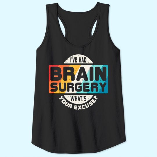 Brain Surgery Tank Top Survivor Post Cancer Tumor Recovery Gift