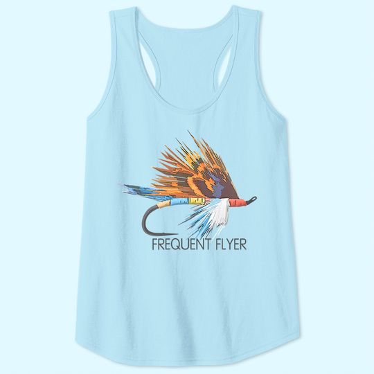 Colorful Frequent Flyer Fly Fishing Fly Fish Trout Fishing Tank Top