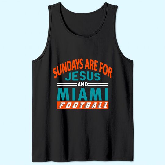 Miami Men's Tank Top Sundays Are For Jesus