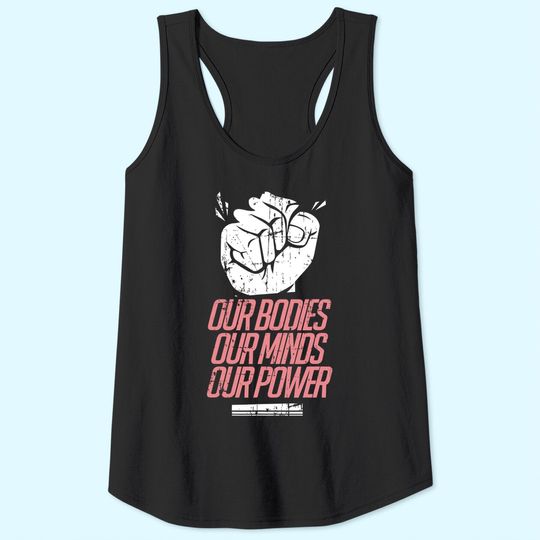 Feminist Tank Top - Power Womens Rights Support March Gifts