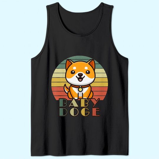 NEW BABY DOGE COIN TO THE MOON | SAFE MOON | FUNNY CRYPTO Tank Top