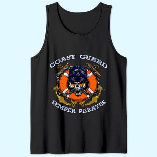 U.S. Coast Guard Tank Top Original USCG SEMPER PARATUS gift Tank Top