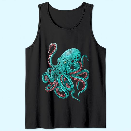 Kraken Octopus Tank Top