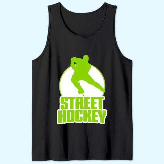 Street Hockey Player Tank Top