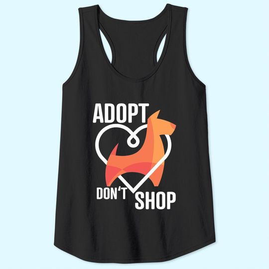 Adopt Don't Shop - Animal Rescuer Tank Top