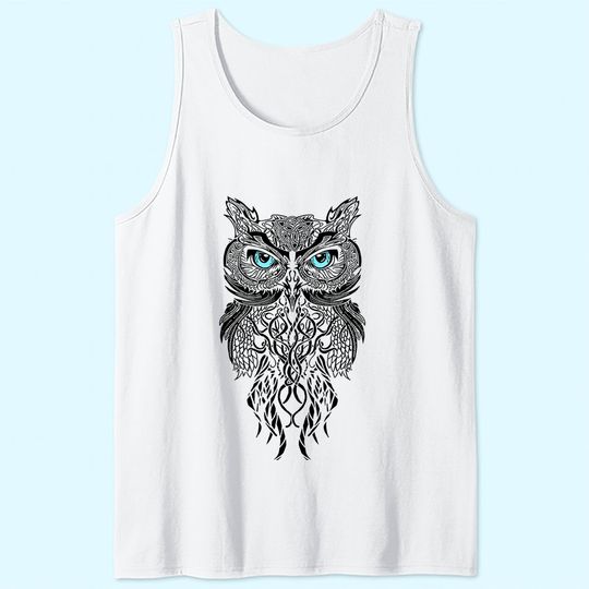 Great For Owl Art Tank Top
