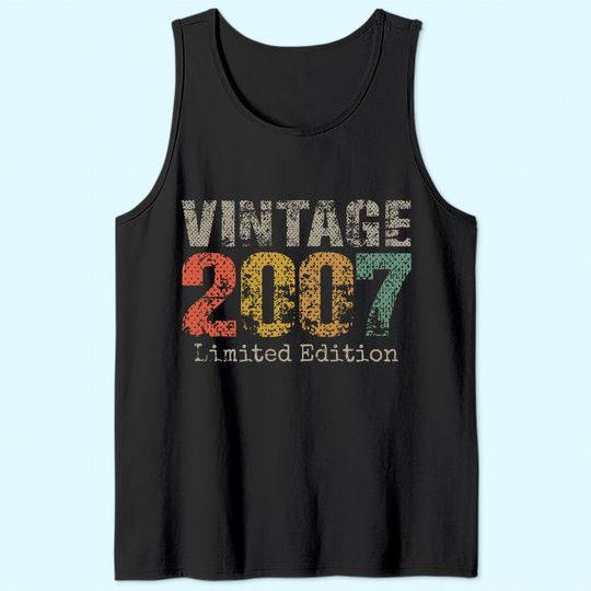 Vintage 2007 Limited Edition 14 Year Old Tank Top