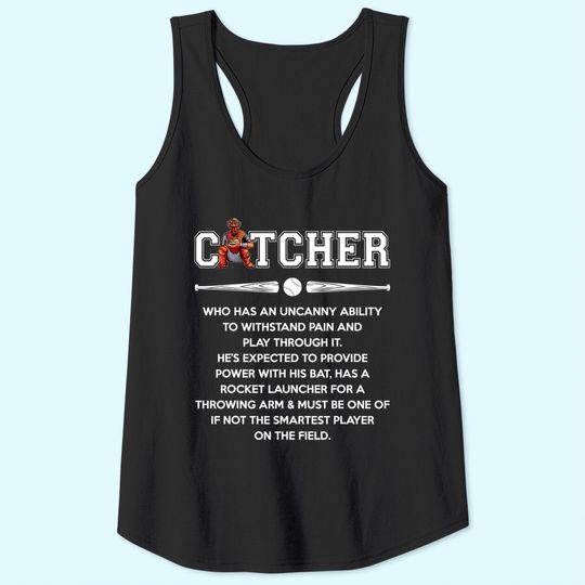 Baseball Lover - Catcher Definition Tank Top