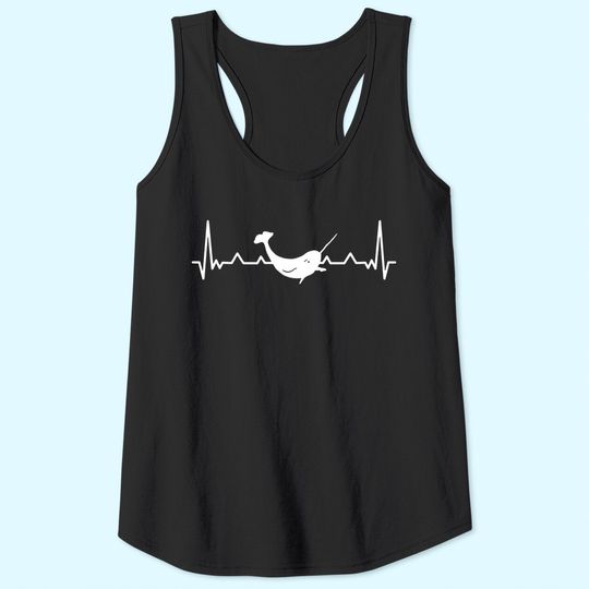 Narwhal Heartbeat Tank Top