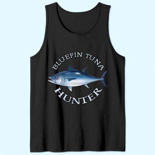 Bluefin Tuna Hunter  Saltwater Fishing Tank Top