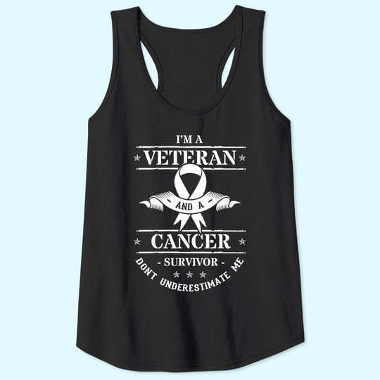 Cancer Survivor Veteran Chemotherapy Warrior Tank Top