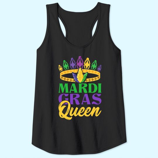 Costume Carnival Gift Queen Mardi Gras Tank Top
