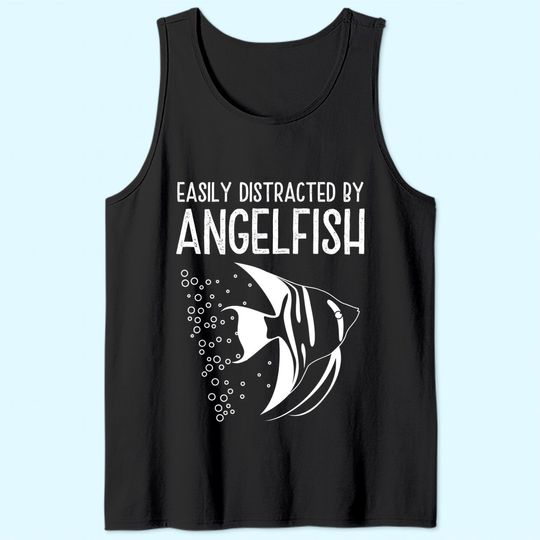 Vintage Angelfish Quotes For Fish Keepers Tank Top