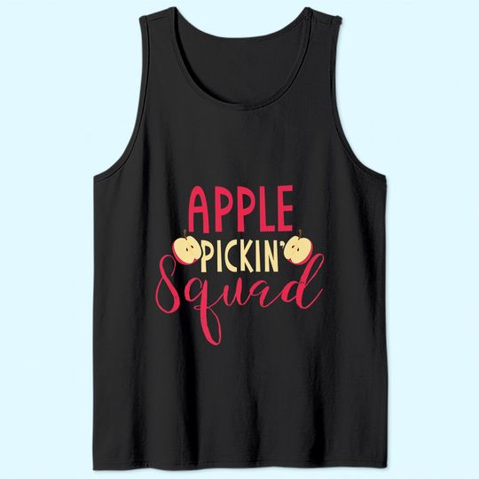 Apple Picking Squad Gift Apple Fruit Picker Tank Top