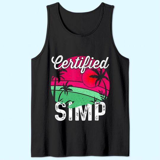 Certified Simp University Meme Simp Nation Tank Top