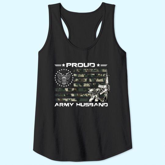 Proud US Army Husband Tank Top