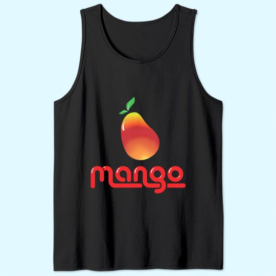 Mango Summer Fruit Design Tank Top