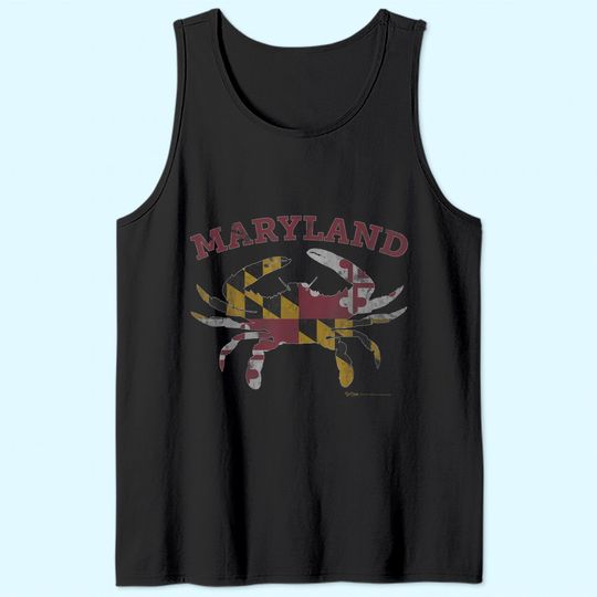 Maryland State Blue Crab Pride Flag Tank Top