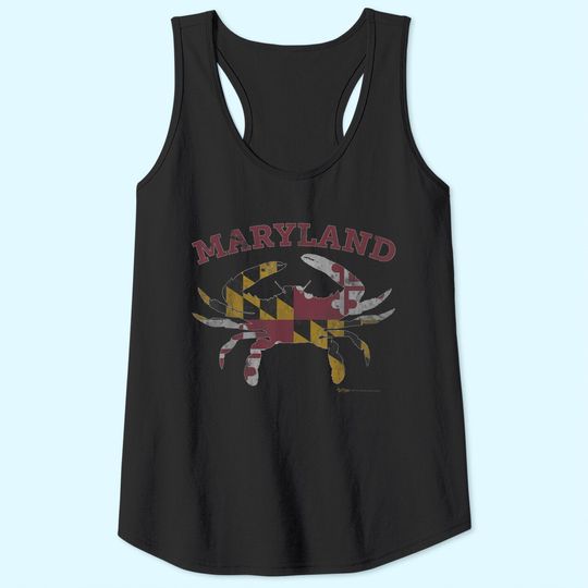 Maryland State Blue Crab Pride Flag Tank Top