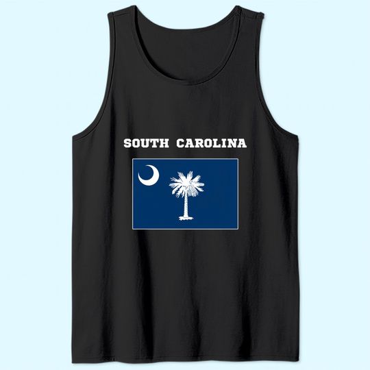 South Carolina Tee Flag Tank Top