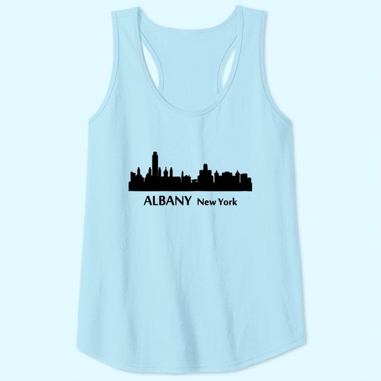 Albany New York Downtown Skyline Tank Top