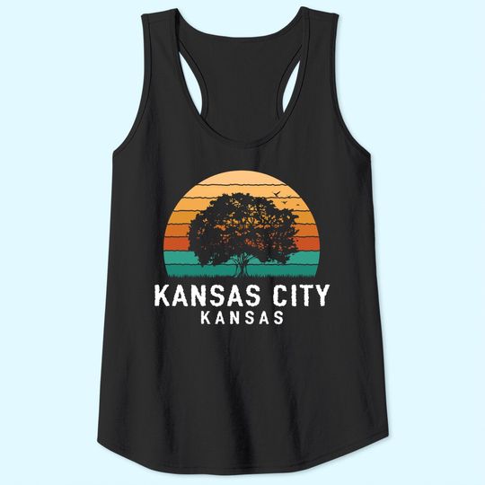 Kansas City Vintage Sunset Tank Top
