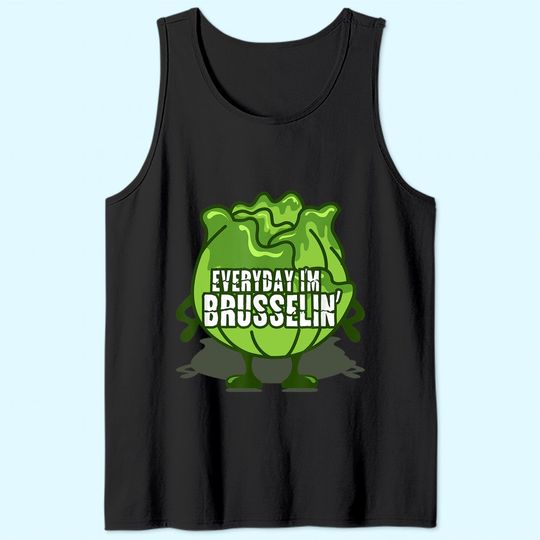 Funny Vegan and Vegetarian Brussel Sprout Tank Top