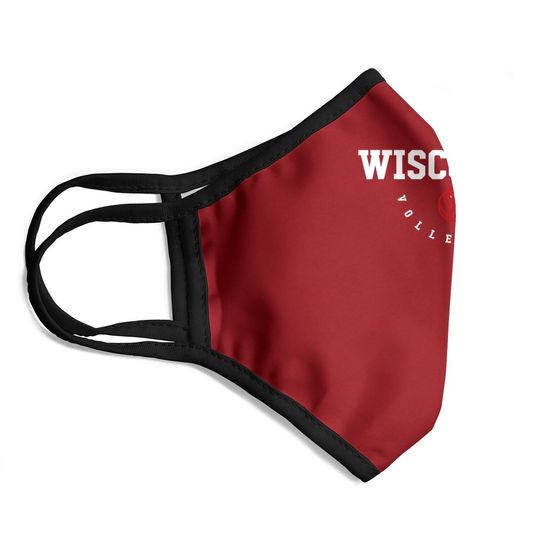 Wisconsin Volleyball Team Face Mask