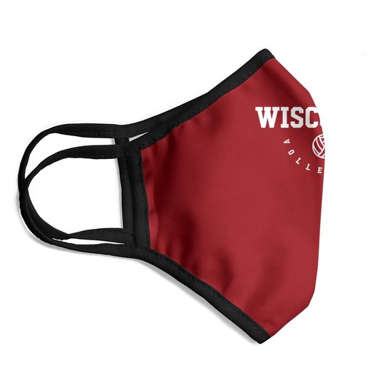 Wisconsin Volleyball Team Face Mask