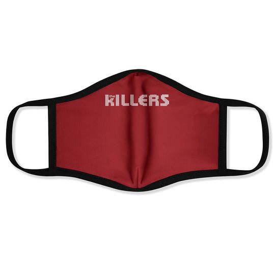 The Killers Band  Black  face Mask