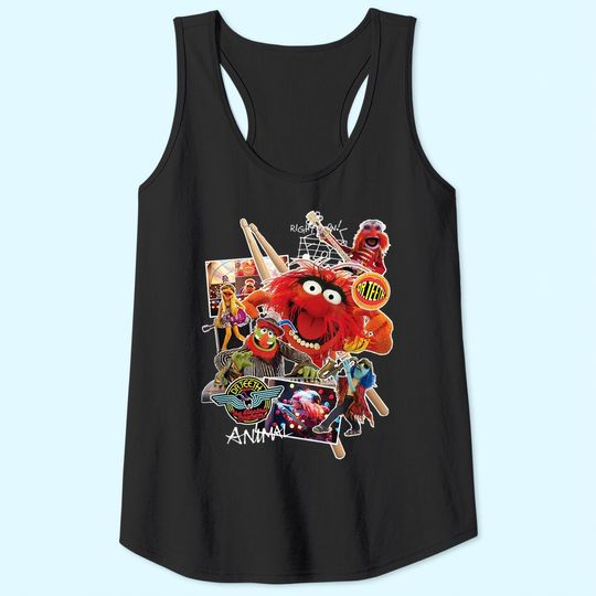 Disney Muppets Animal Dr.Teeth And the Electric Mayhem Tank Tops