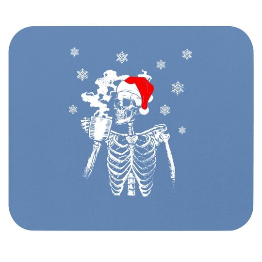 Skeleton Christmas Cute Mouse Pads