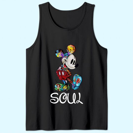 Matching Couple Disney Soul Mate Mickey Mouse Tank Top
