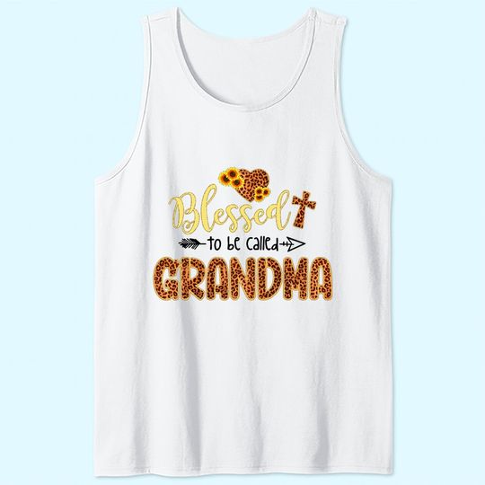 Blessed to be called Grandma Heart Classic Tank Top