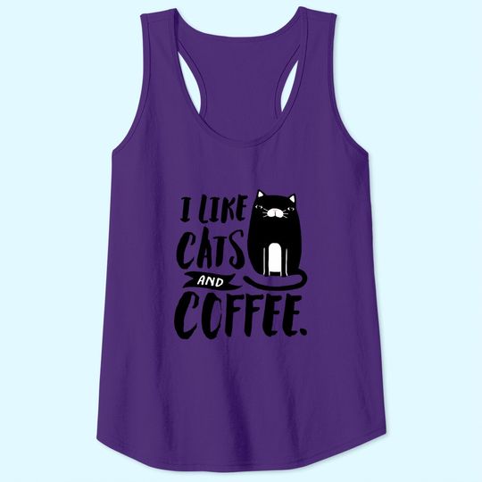 I Like Cats and Coffee Classic Tank Top