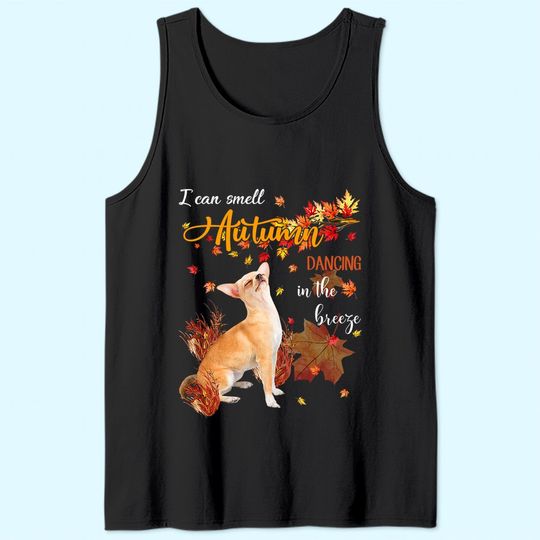 Chihuahua Dancing In The Autumn Tank Top