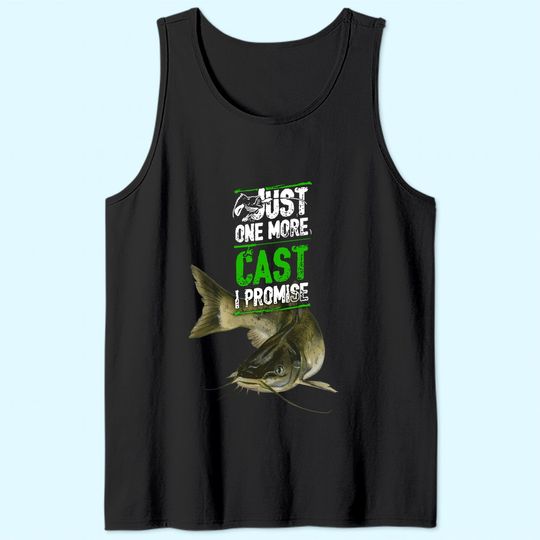 Fishing Just One More Cats I Promise Tank Top