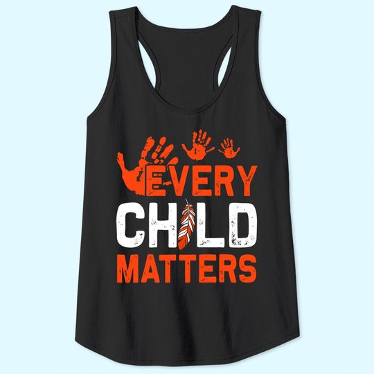 Men's Tank Top Every Child Matters Indigenous People Orange Day