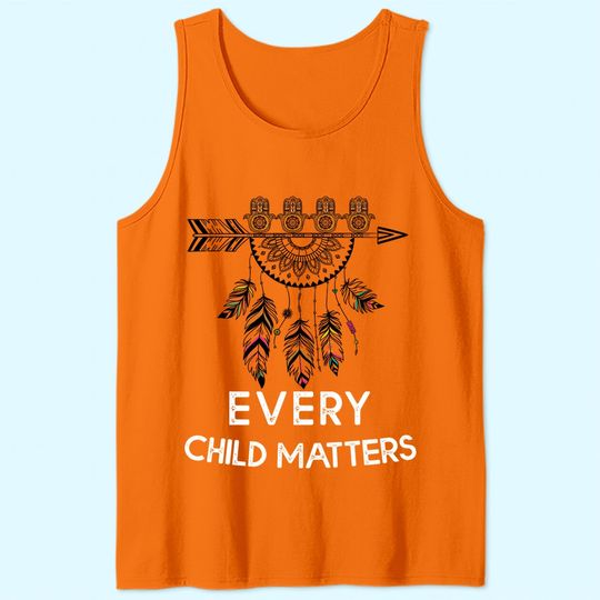 Men's Tank Top Every Child Matters Orange Day Residential Schools