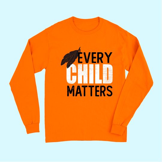 Every Child Matters Men's Long Sleeves Orange Day