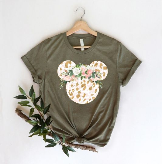 Disney Floral Minnie Friend Family Matching Custom T-Shirt