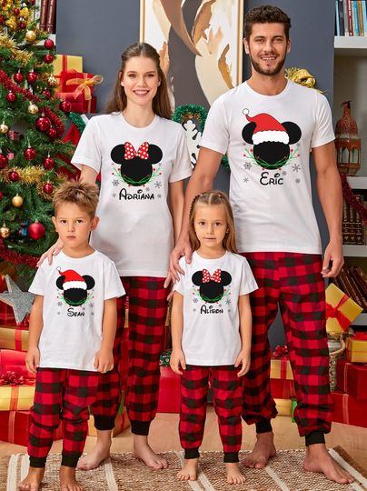Christmas Personalized Disney Matching Family Custom T-Shirt