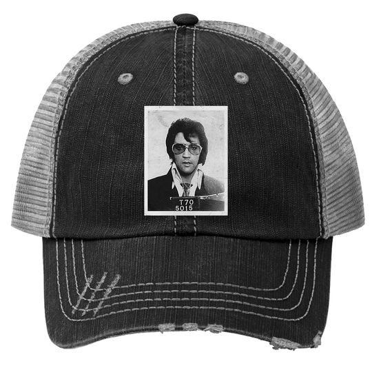 Elvis Presley Mugshot Poster Trucker Hat