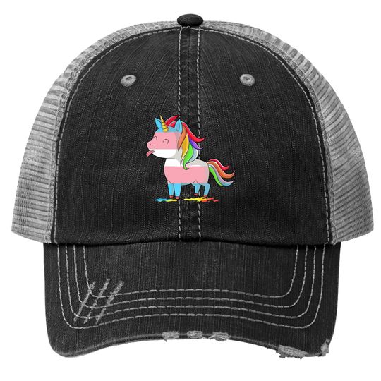 Transgender Unicorn-lgbtq Trans Pride Trucker Hat Trucker Hat