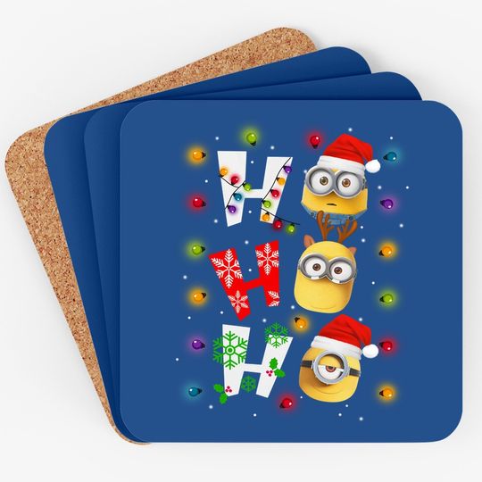 Minion Christmas Coasters